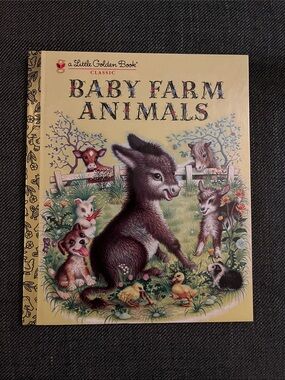 Little Golden Book Baby Farm Animals classic New!